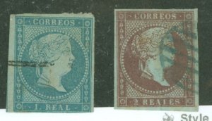 Spain #38/39 Used