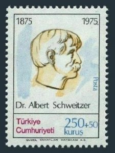 Turkey B150, MNH. Michel 2347. Dr Albert Schweitzer, 1975.