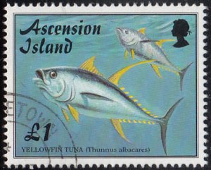 Ascension 1997 used Sc #687 1pd Yellowfin tuna