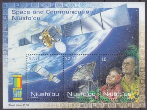 2000 Niuafo'ou 364-366/B27 Space Communication, Satellite 9,00 €