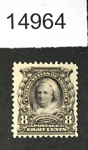 MOMEN: US STAMPS # 306 MINT OG H LOT #14964