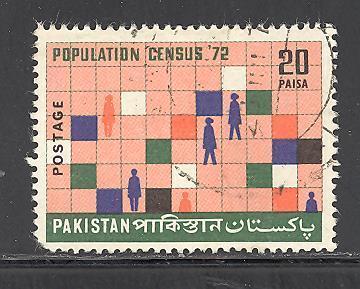 Pakistan Sc 332 used (DA)