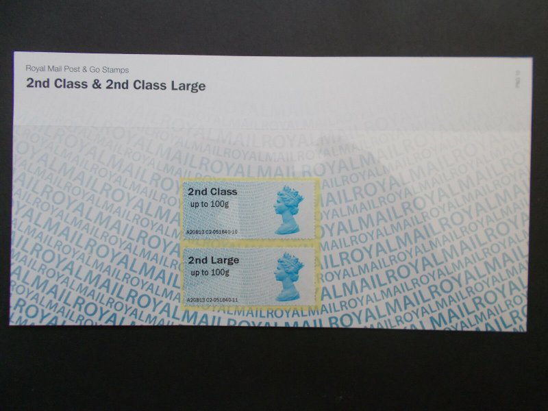 2013 2nd Class and 2nd Class Large Post & Go Labels Large Hytech Pack P&G 10