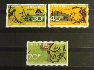 9079   Dahomey   Used # C74, C75, C76   EEC & African Union    CV$ 1.40