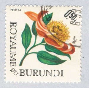 Burundi 141 Used Flowers 1966 (BP64107)