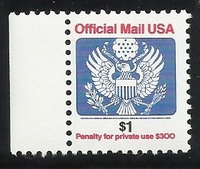 O151   $1 Official  MNH F/VF Centering