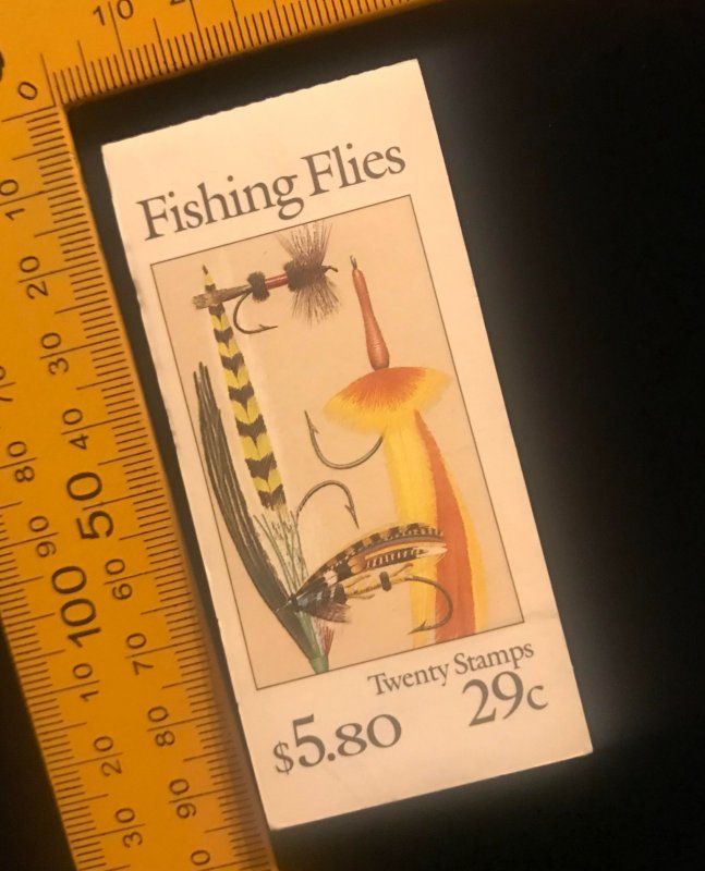 BK189 Full Booklet, Plate# A22122, MNH, 2549a Fly Fishing Stamps