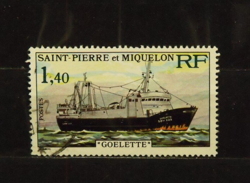 15219   ST PIERRE et MIQUELON   Used # 452                            CV$ 5.50