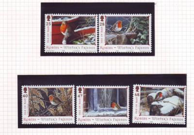 Isle of Man  Sc 1069-73 2004 Christmas stamp set mint NH