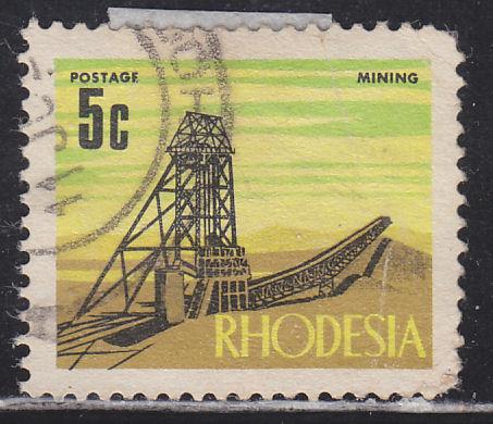 Rhodesia 281 Crushed Rock Tailings Pile 1970