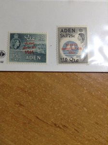 Aden  # 63-64  MNH