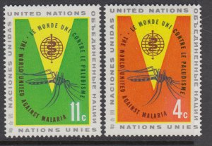 UN New York 102-103 Malaria MNH VF