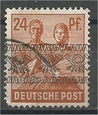 GERMANY, 1948, used 24pf, Overprint Scott 608