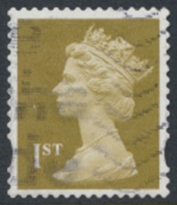 GB   1st Machin Gold  SG 1668  Used SC# MH300  see scans