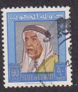 Kuwait # 240, Sheik Abdullah, Used, 1/3 Cat.