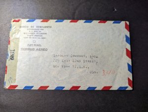 Censored Ecuador Airmail Cover Guayaquil to New York NY USA