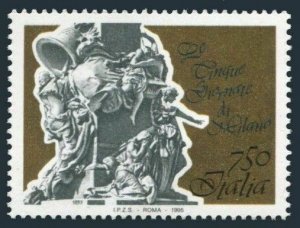 Italy 2021,MNH.Mi 2367. Fifth Day of Milan War Memorial,by Guiseppe Grandi,1995.