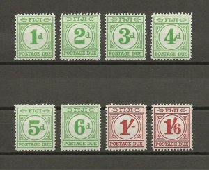 FIJI 1940 SG D11/18 MINT Cat £140