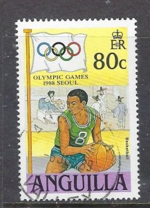 Anguilla 762 Used 1988 Olympics (ap7471)