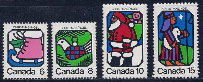 Canada Scott #'s 625 - 628 MNH