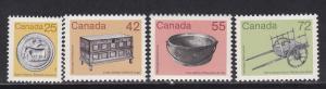 Canada # 1080-1083, Artifacts, Mint NH, Half Cat.