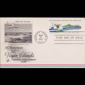 U.S.A. 1967 - Pre-stamped card-Purchase Virgin Is.