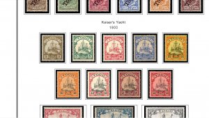 COLOR PRINTED TOGO 1897-1956 STAMP ALBUM PAGES (26 illustrated pages)