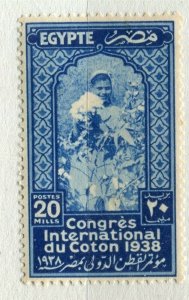 EGYPT; 1938 Cotton Congress Cairo issue fine mint hinged 20m. value