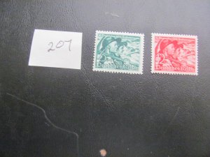 Germany  1938 MNH SC B132-133 SET XF 40 EUROS (207)