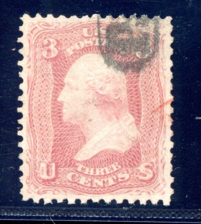 US SCOTT #64b USED-VF-XF GRADED 85 W/ PSE CERT SMQ $250 (7/10/24 GP)