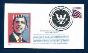 2009 Barack Obama / Joe Biden Inauguration Cover - AALL Cachets  