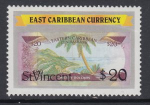 St Vincent 1086A Currency on Stamp MNH VF