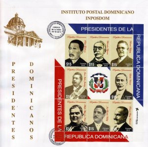 Dominican Presidents Sc 1531 FDC 2012