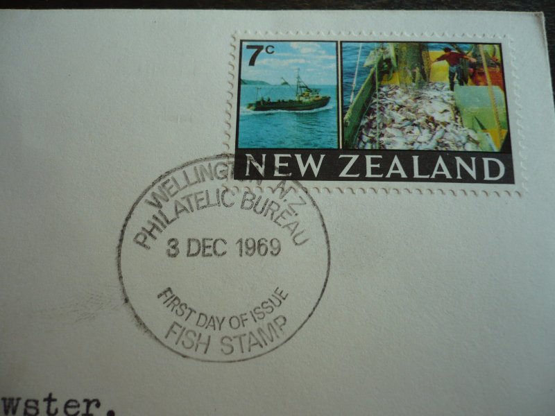 Postal History - New Zealand - Scott# 446 - First Day Cover