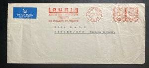 1951 Castlereagh Australia Airmail Meter Cancel Cover to Singen Germany