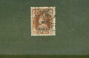 NABHA  INDIAN STATE O44 USED BIN $0.51