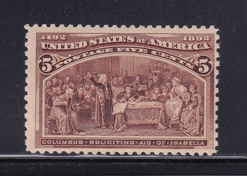 234 F-VF original gum mint never hinged with nice color cv $ 150 ! see pic !