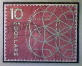 United States, Scott #5755, used(o), 2024, Floral Geometry, $10