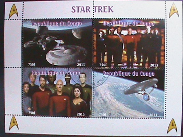 CONGO-2013- WORLD FAMOUS MOVIE-STAR TREK-CTO SHEET VF WE SHIP TO WORLD WIDE.