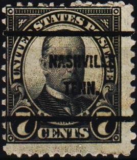 U.S.A. 1922 7c(Pre Cancel) S.G.640 Fine Used