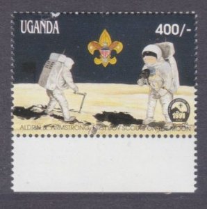 1991 Uganda 907 Apollo 11 moon landing / Scaut 2,40 €