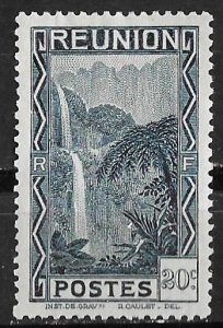 France-Reunion # 133 20c Waterfall  (1) Unused