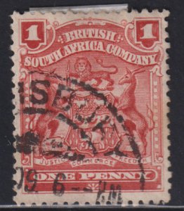 Rhodesia 60 Coat of Arms 1898