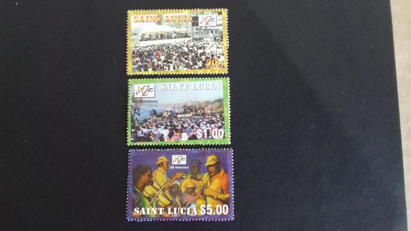 St Lucia 2001 The 10th Anniversary of Jazz Festival Mint