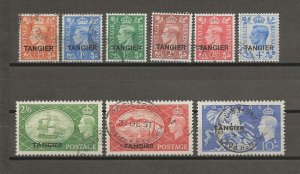 MOROCCO AGENCIES/TANGIER 1950/51 SG 280/88 USED Cat £80