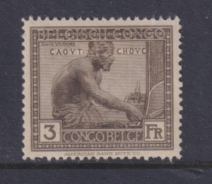 BELGIAN CONGO, 1923 3f. Rubber Worker, lhm.