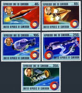 Cameroun 633-634,C256-C258,MNH.Michel 859-863. Apollo-Soyuz,1977.