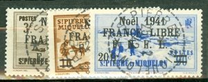 HI: St Pierre & Miquelon 280-299 used CTO CV $3013; scan shows only a few