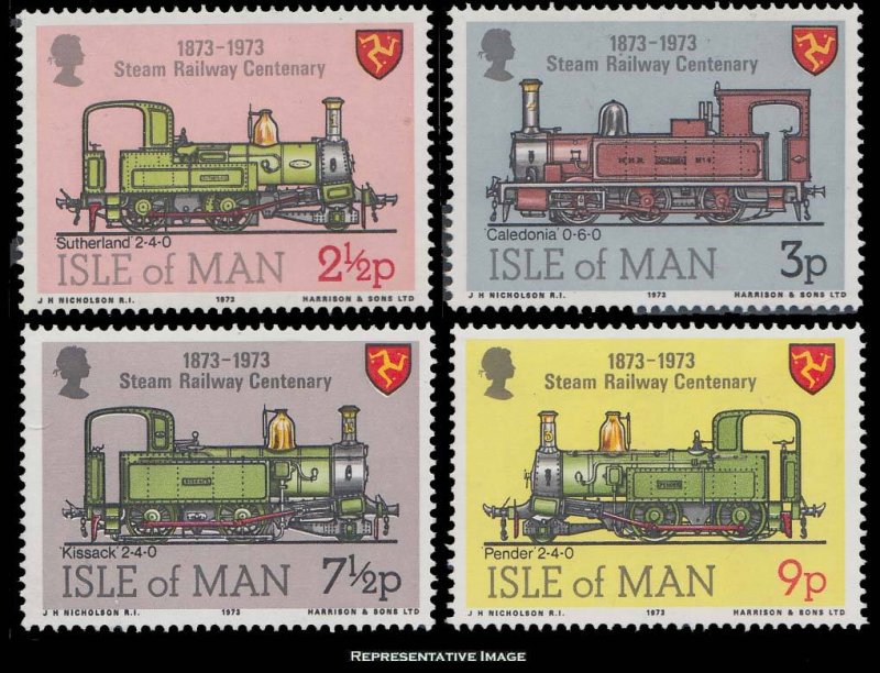 Isle of Man Scott 29-32 Mint never hinged.