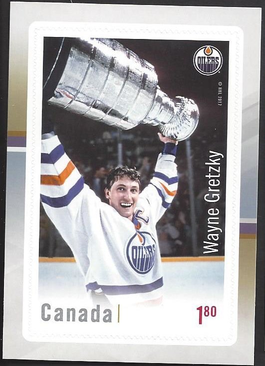 Canada #3038 MNH single, NHL the ultimate six, Wayne Gretzky, issued 2017